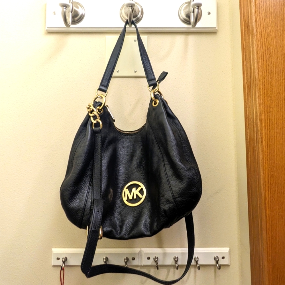 Michael kors leather two way bag